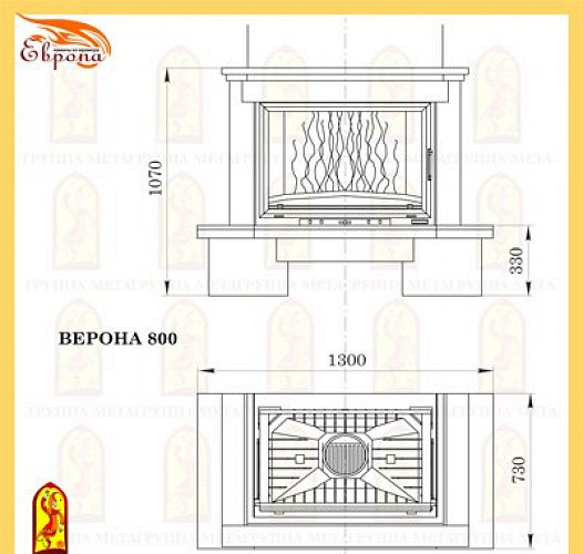 Мета верона 800 с топкой камилла 800п_1